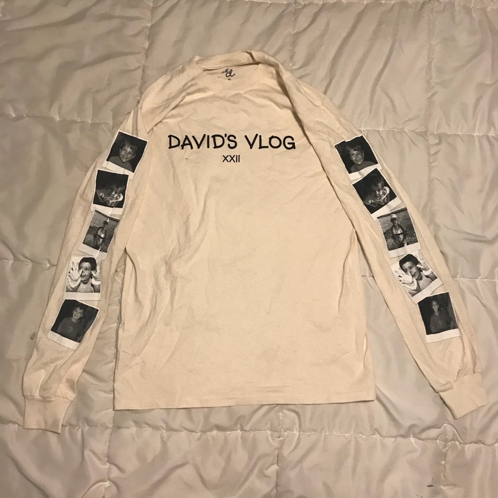 NWOT David Dobrik Birthday Shirt w/ Pics